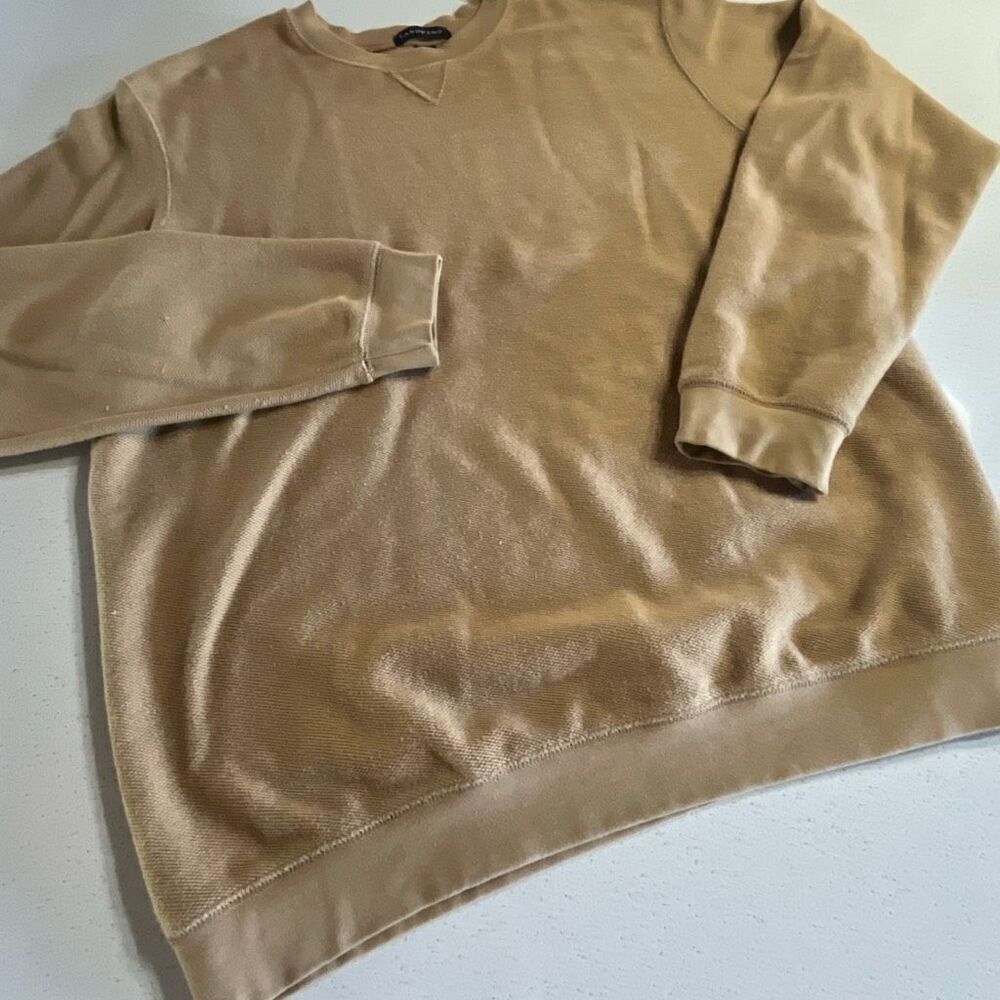 Lands End Sweatshirt Terry Men’s Large